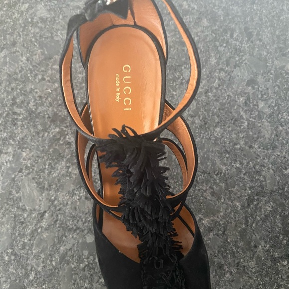 Gucci Youma Suede Heels - Picture 3 of 8